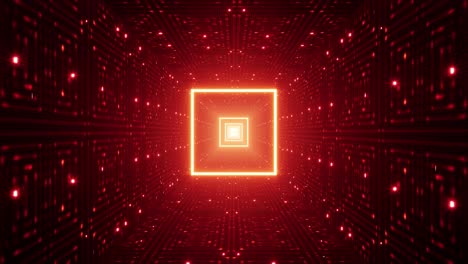 la luz cuadrada roja del túnel vj