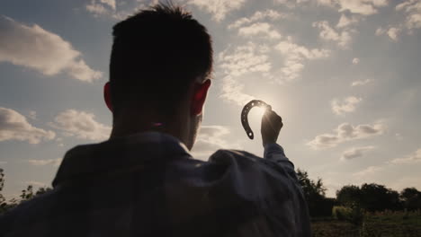 farmer shows a horse symbol 2