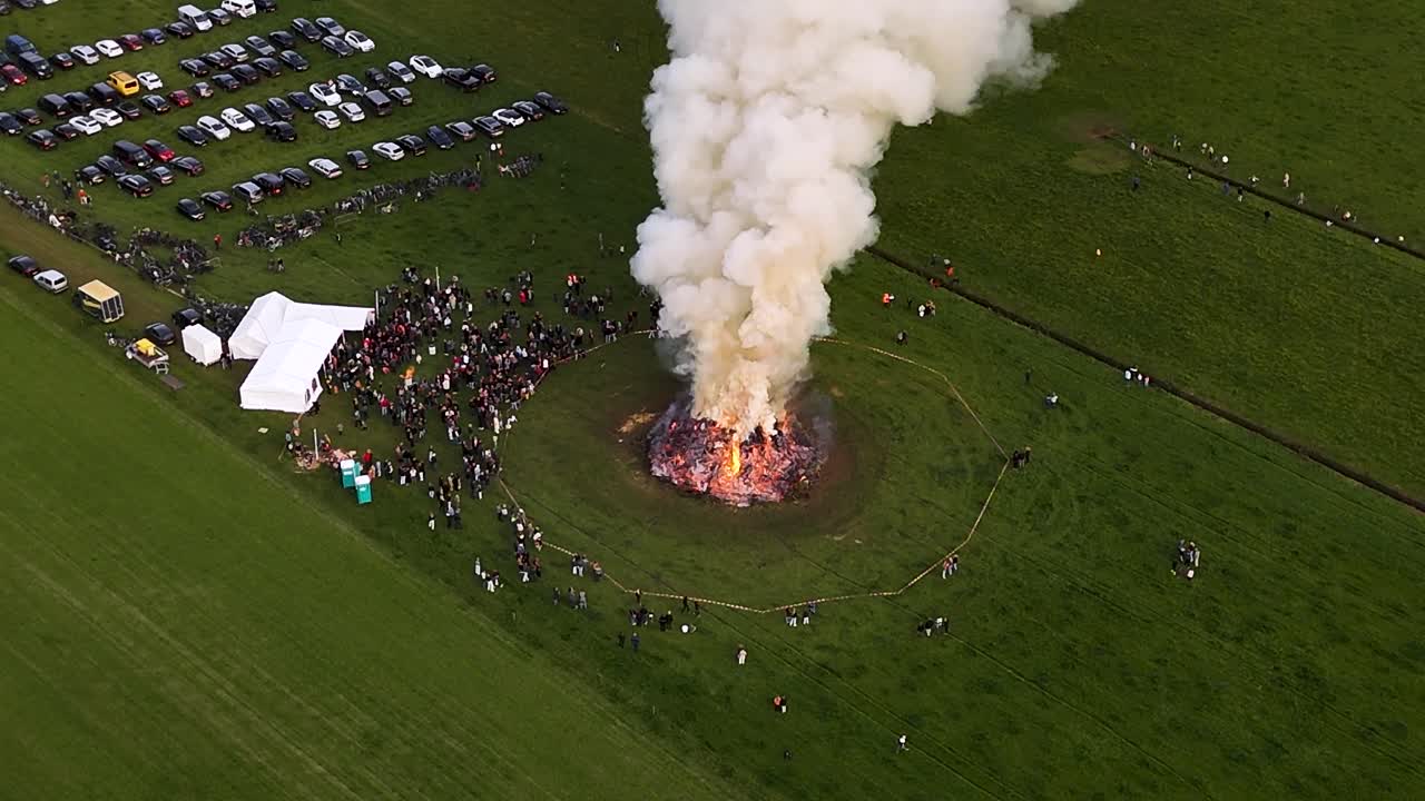 Large Bonfire Celebration