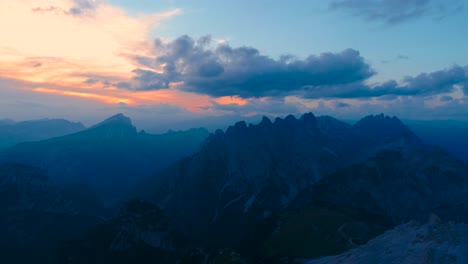 national nature park tre cime in the dolomites alps. beautiful nature of italy.