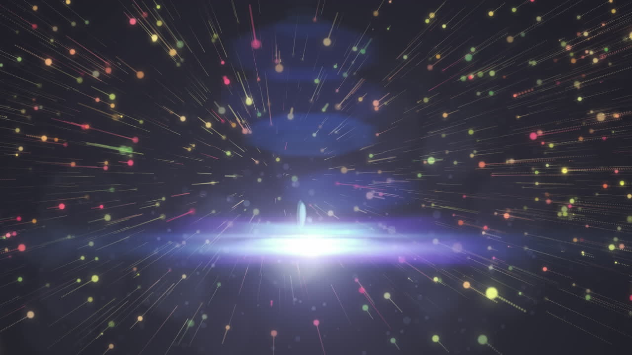 반 ⁇ 이는 불빛 위에 반 ⁇ 이는 불빛 패턴의 애니메이션