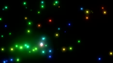 luz de flash de la cámara en fondo negro animación de bucle sin costuras