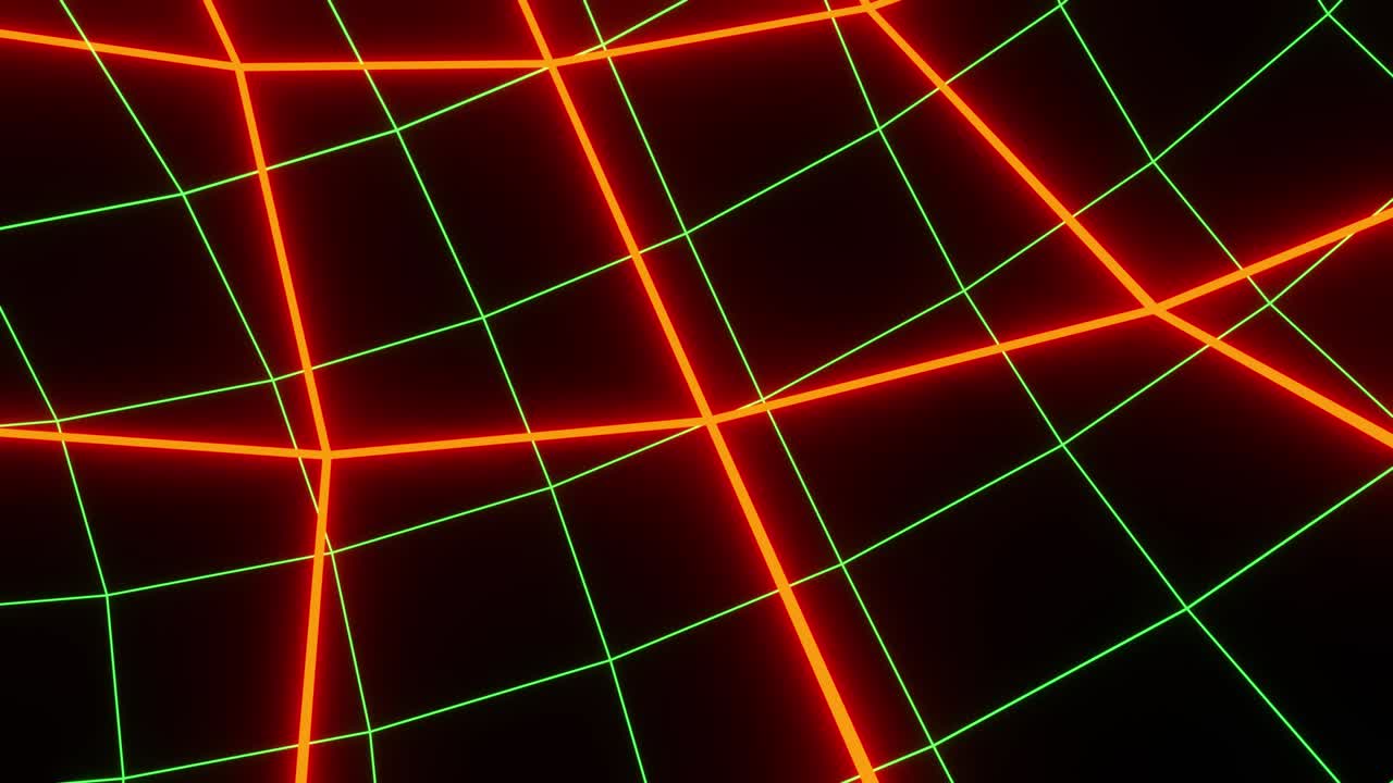 vj bucle de la red donut túnel de dígitos fondo para la música