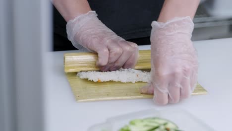 sushi preparation