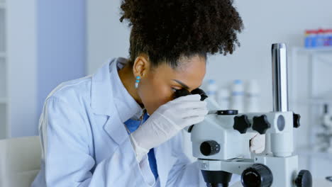 Woman,-forensics-and-scientist-looking