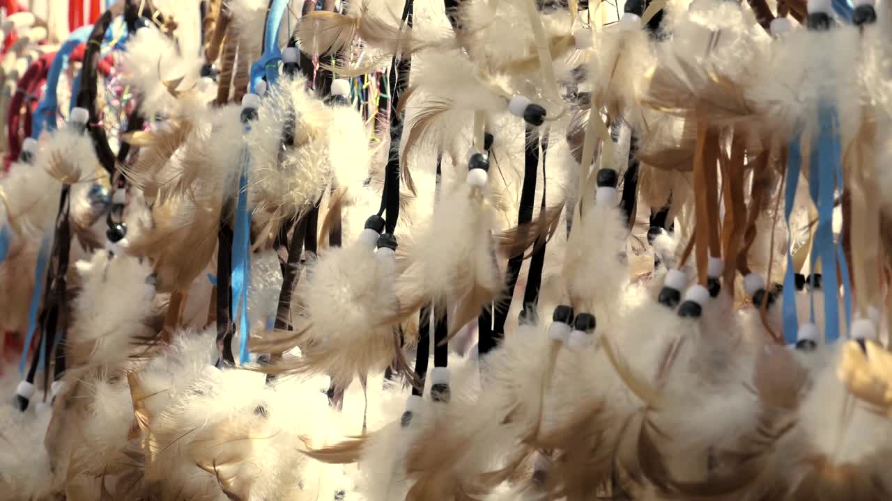 꿈을 잡는 사람들이 바람에 흔들리는 것처럼 어져 있습니다.