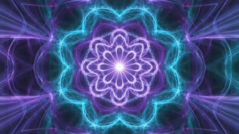 vibrant abstract kaleidoscope light pattern