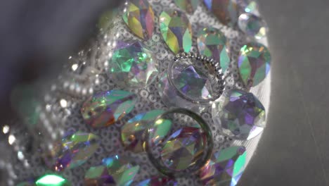 Shiny-diamond-in-jewelry,-close-up-macro