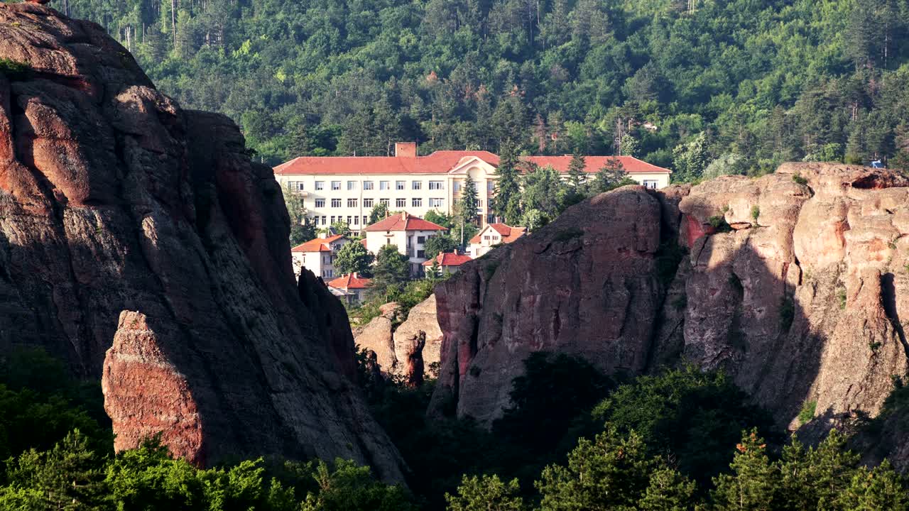 바위, 건물, 타임 스 4k