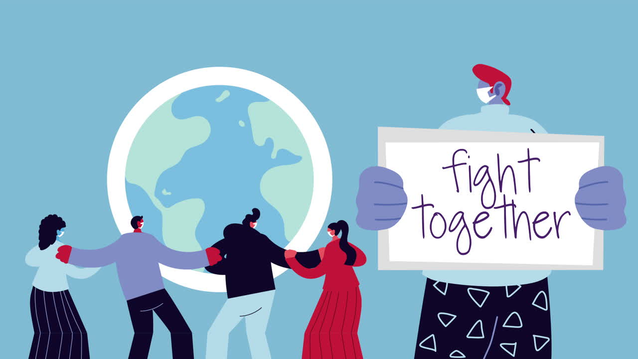 코로나19를 예방하기 위해 얼굴 마스크를 사용하는 사람들