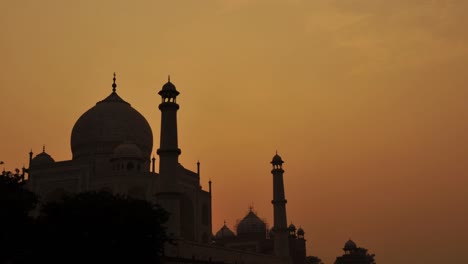 taj mahal agra india timelapse