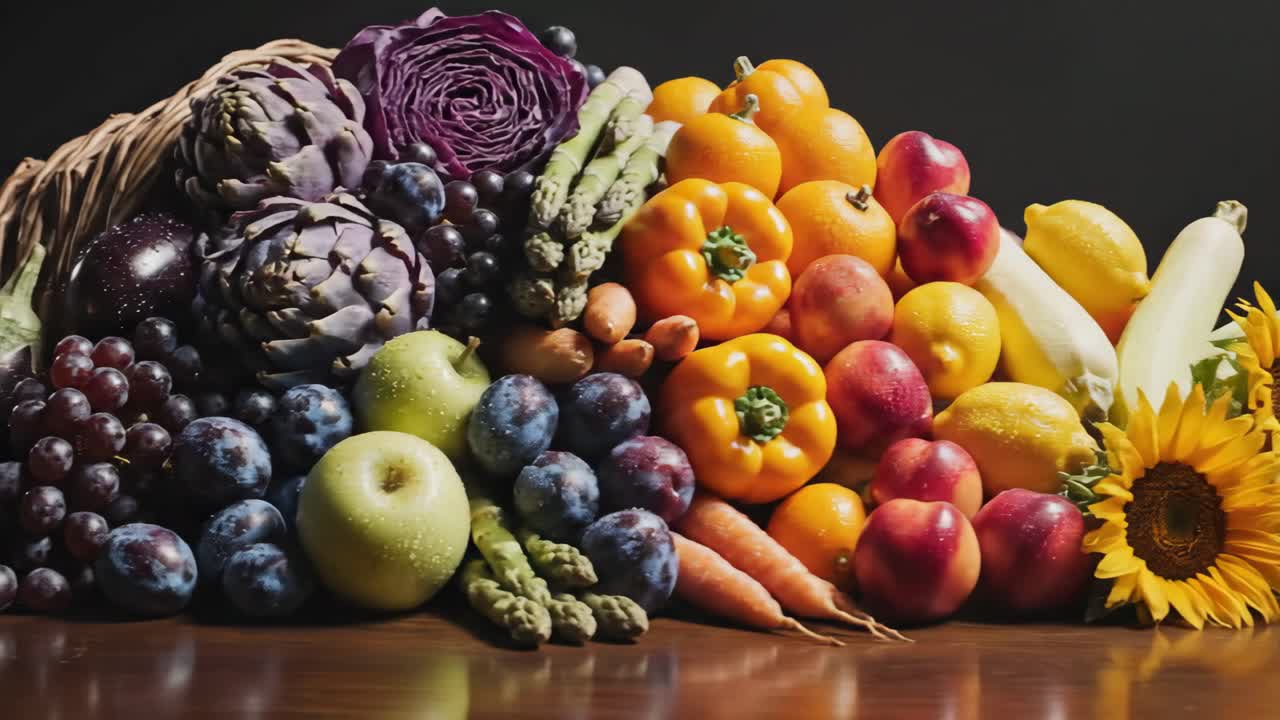 Cornucopia of Fruits and Vegetables