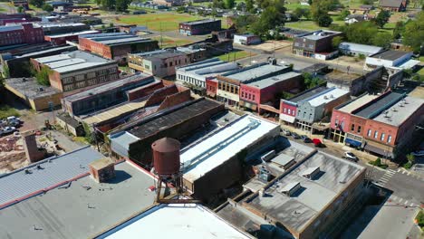 Vista-Aérea-around-the-town-of-West-Helena-Arkansas-small-poor-abandoned-rundown-and-poverty-stricken-3