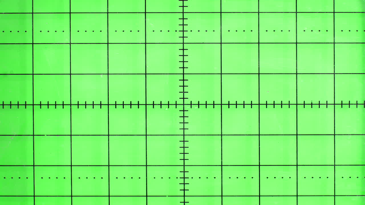 forma de onda de la máquina científica del osciloscopio