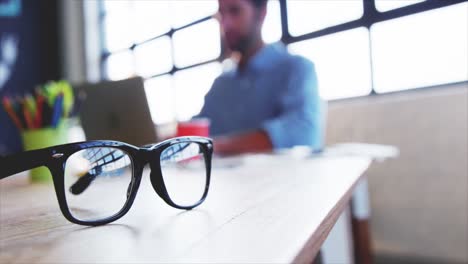 Spectacles-on-table