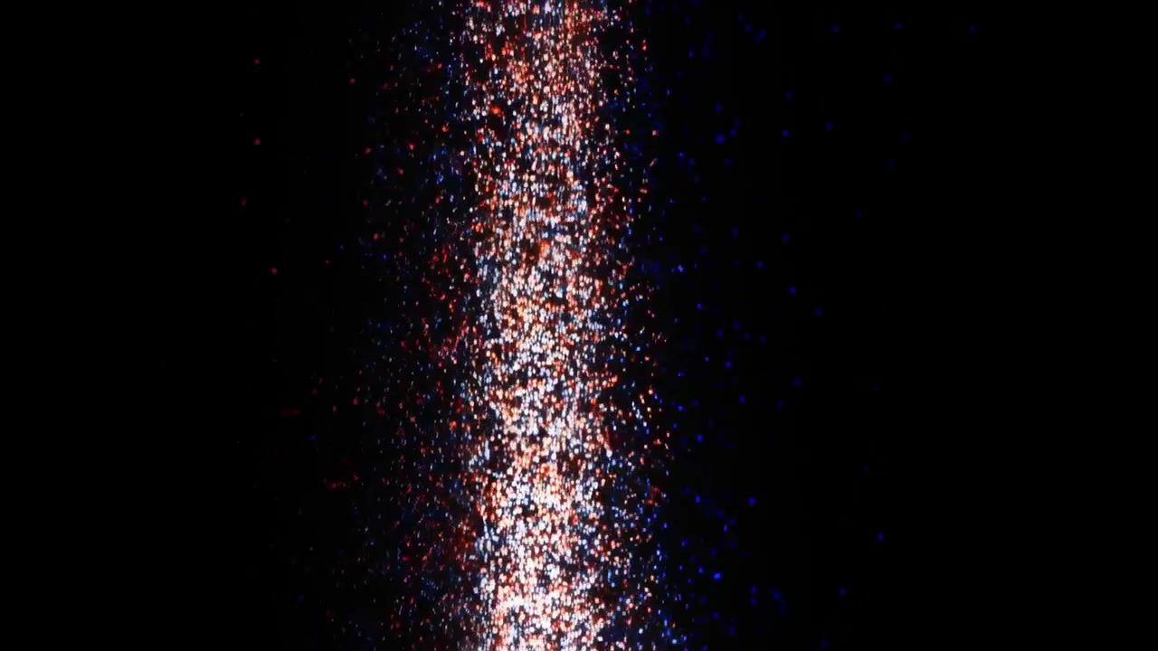 Una splendida esibizione di fuochi d'artificio che esplodono nel cielo scuro, creando una scena vibrante e festosa con esplosioni rosse e arancioni. Questo video è adatto per eventi, festival e qualsiasi celebrazione.