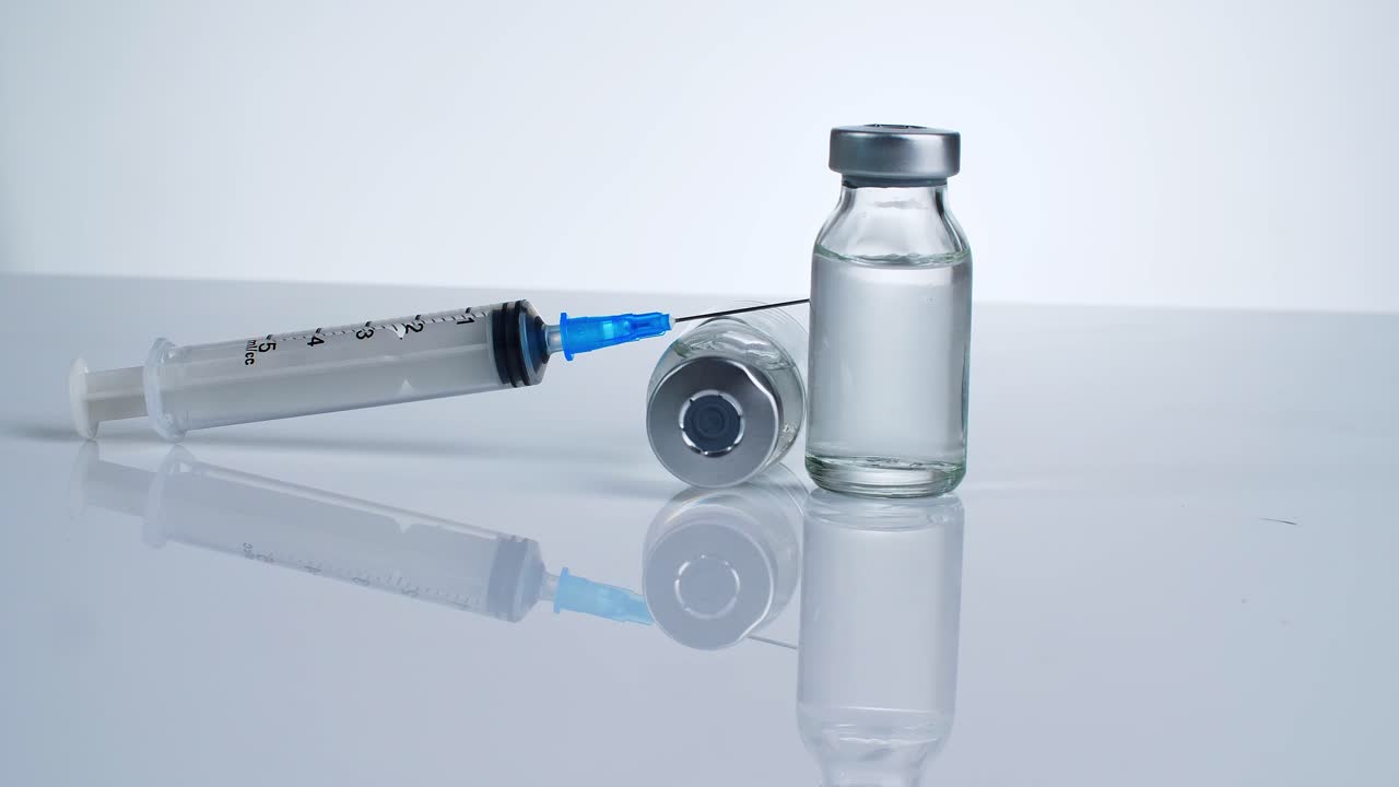 Syringe and Vaccine Vials