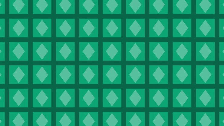 Green Diamond Pattern
