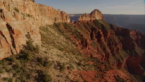 Beautiful-Aerial-Over-Grand-Canyon-Rim-At-Dawn-4