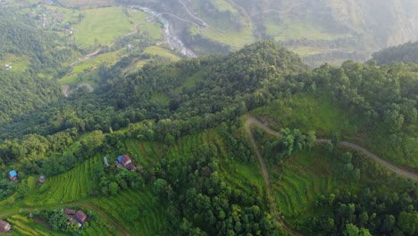 Espectacular-Paisaje-De-Gran-Altitud-En-Nepal