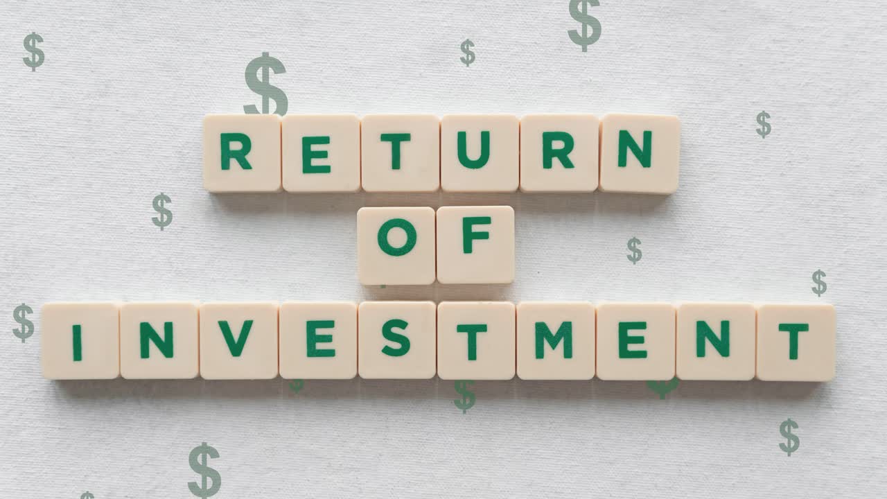 Scrabble Tiles Indicating The Concept Of Good Return Of Investment