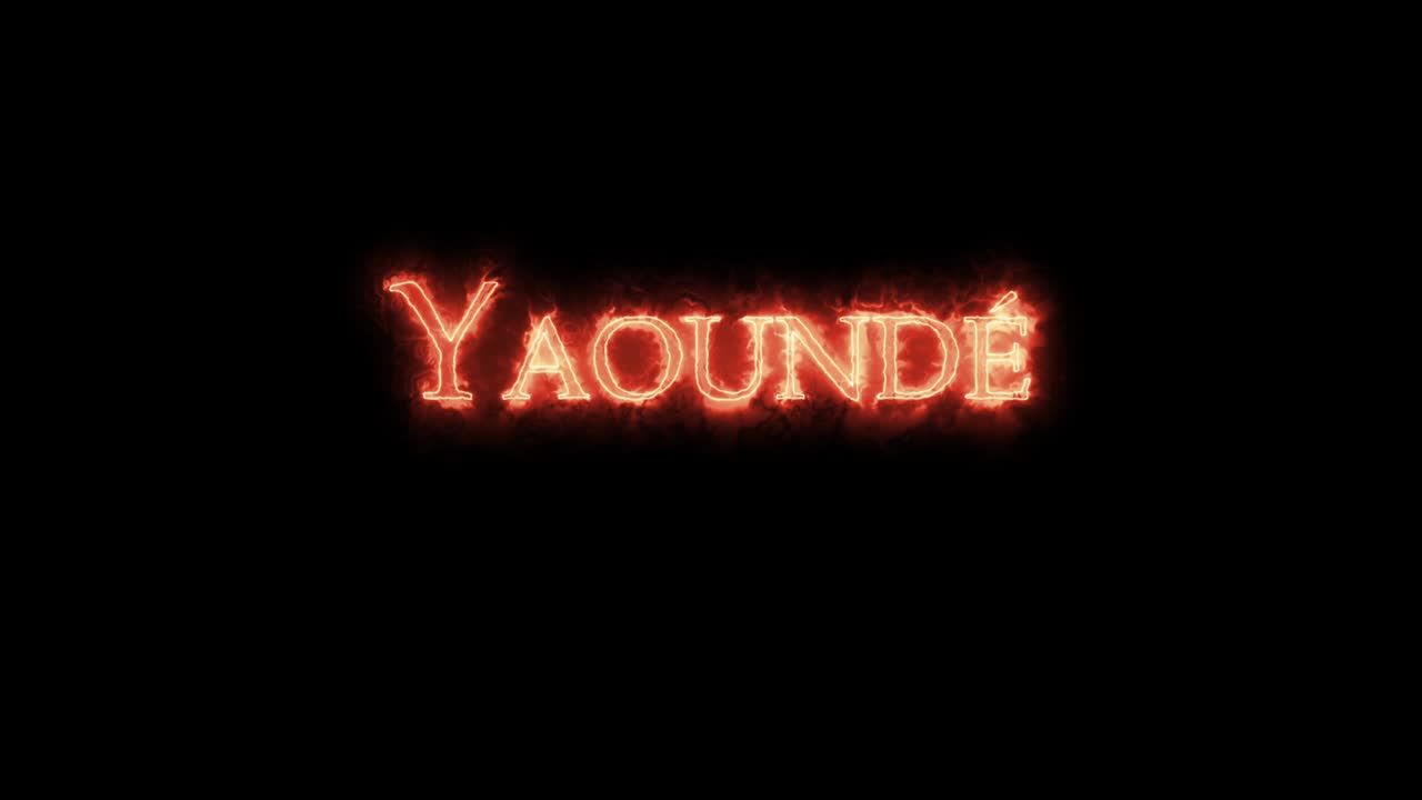 yaoundé escrito con fuego. bucle