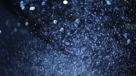 abstract water spray bokeh