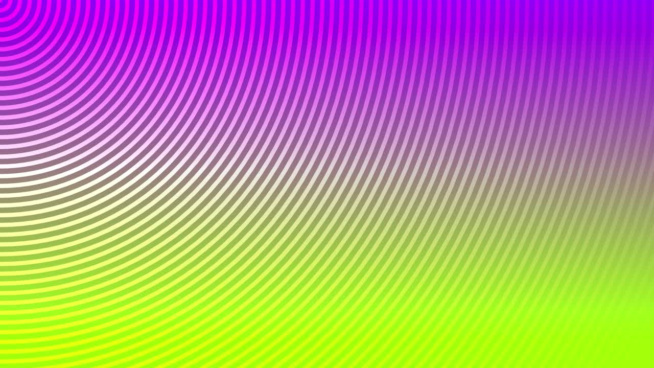 fondo de animación onda radial línea circular gráficos de movimiento diseño de patrón de bucle color efecto digital visual ilusión óptica hermosa cal rosa 4k