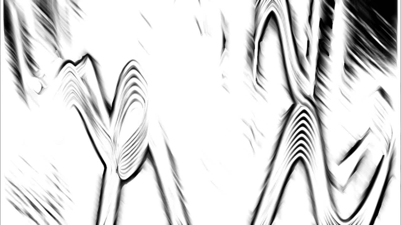 Abstract Black and White Shapes