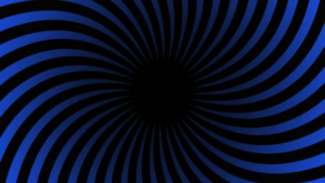 black and blue hypnotic spiral