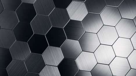 abstract hexagons background.