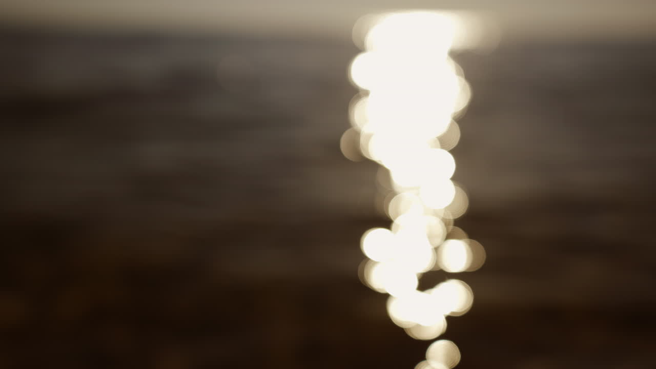 Sun reflecting on water