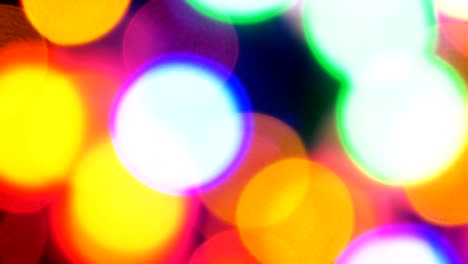 luces de colores bokeh