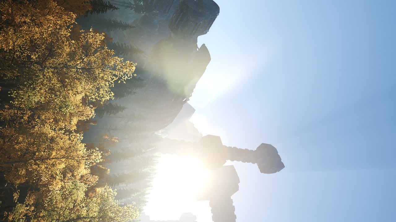 ufo가 숲에 추락했습니다. 수직 형식