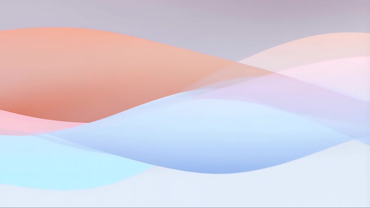 Minimal Abstract Wave Motion Background 4K
