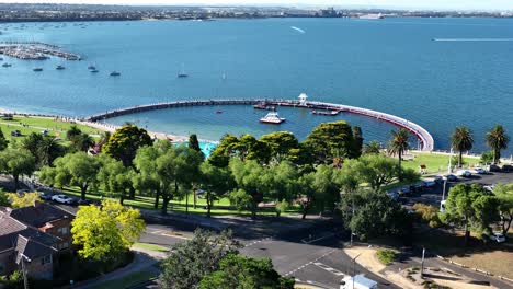 la pista de drones del parque acuático de geelong beach