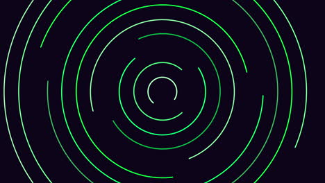 Pink spiral pattern on black background