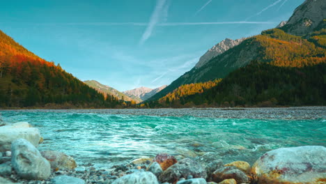 austrian alps mountain river