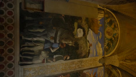 카메라 데글리 스포시 (camera degli sposi) 의 수직 벽화, 망투아 (mantua) 의 공작 궁전