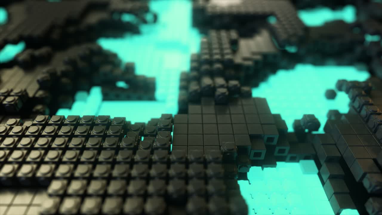 patrón geométrico abstracto de los bloques