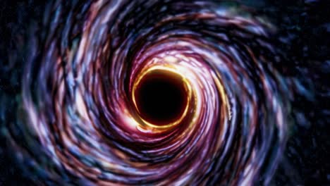 black hole in space