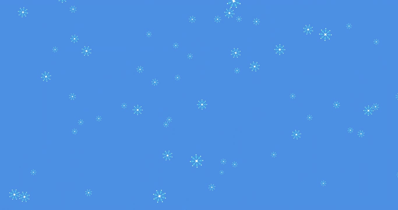 Premium stock video - Digital animation of multiple snowflakes icons ...