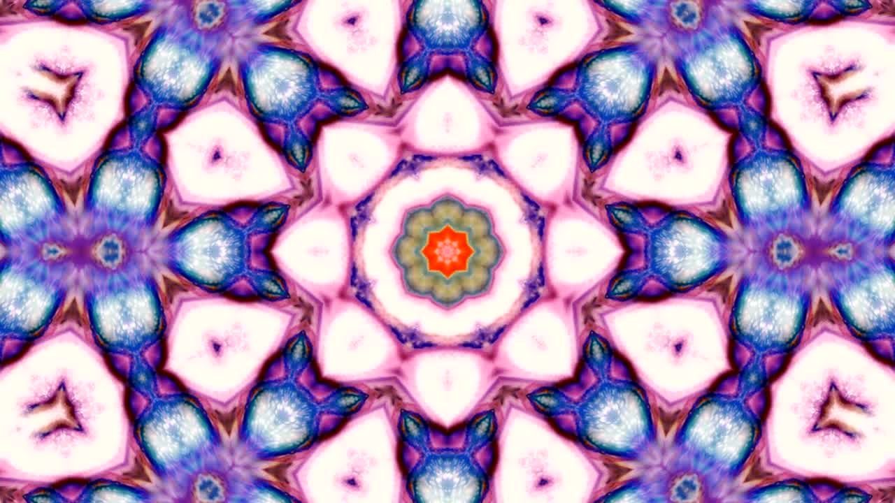 movimiento de fondo de kaleidoscopio abstractamente colorido
