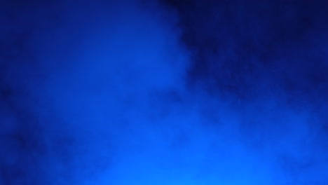 Halloween-spooky-blue-smoke-on-black-dark-background