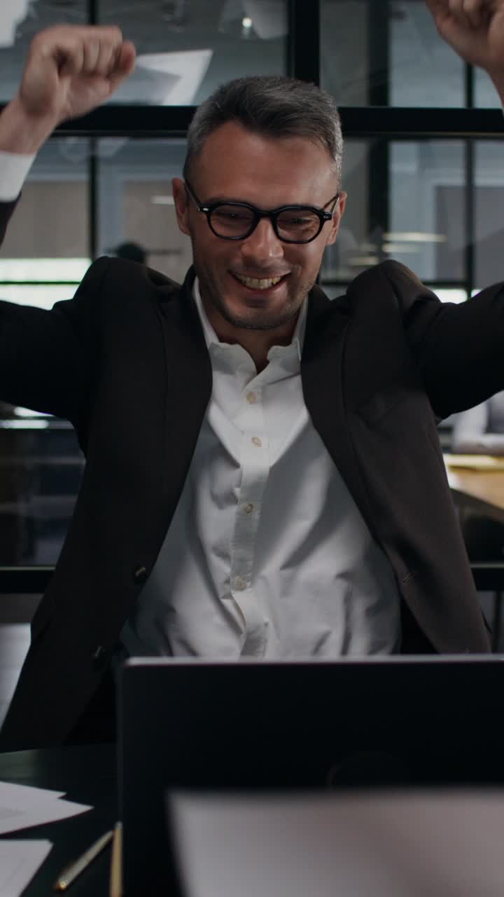 Businessman working on a project