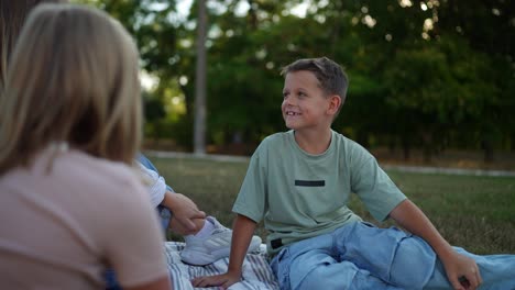 family picnic in the park