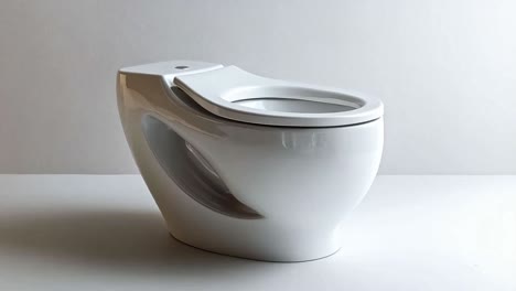 modern white toilet