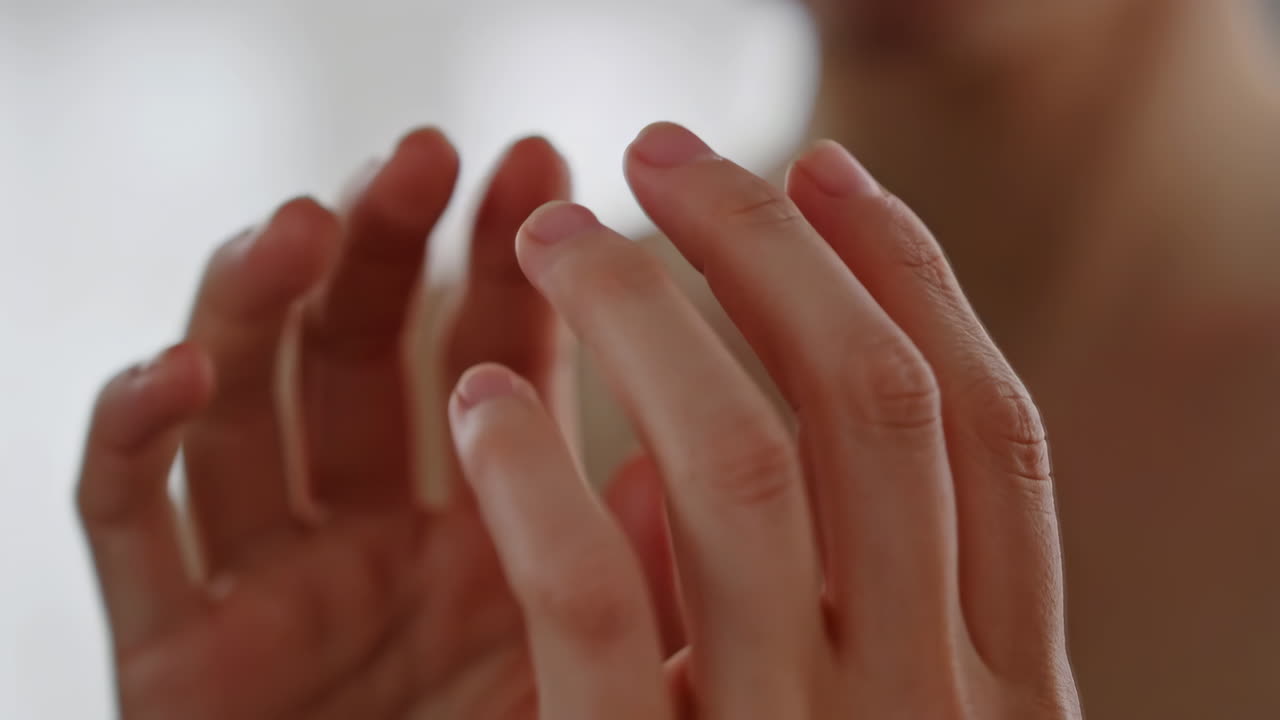 Close-up of human hands