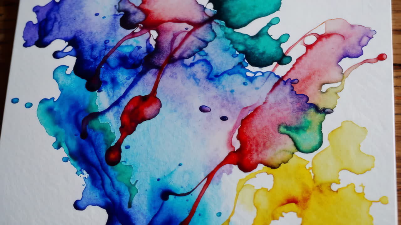 arte fluido abstracto con colores vibrantes