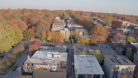 Flyover-apartment-buildings-and-houses-in-Clayton-in-St